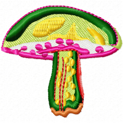 Mushroom Embroidery Design 2 Mushroom Embroidery Design 2